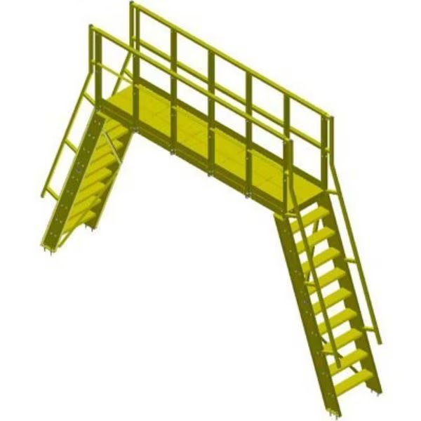 Bluff Modular Crossover With 4-Tread Ladders, , 68-1/2
